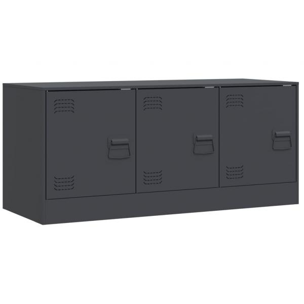 TV-Schrank Anthrazit 99x39x44 cm Stahl 