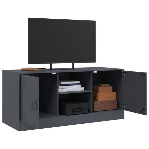 TV-Schrank Anthrazit 99x39x44 cm Stahl