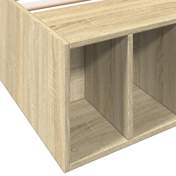 Bettgestell Sonoma-Eiche 75x190 cm Holzwerkstoff