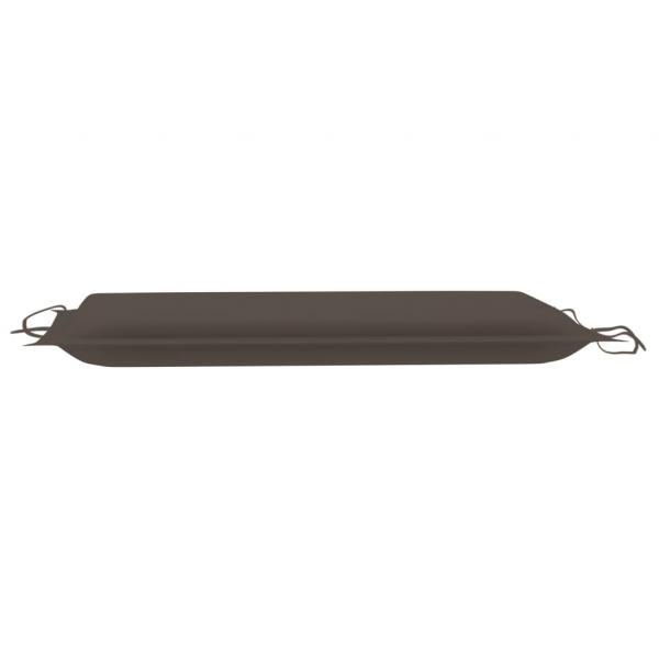 Sonnenliegen-Auflage Taupe 186x58x3 cm Oxford-Gewebe