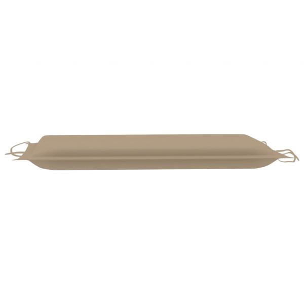 Sonnenliegen-Auflage Beige 186x58x3 cm Oxford-Gewebe