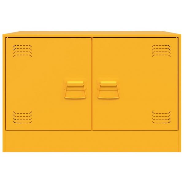 TV-Schrank Senfgelb 67x39x44 cm Stahl