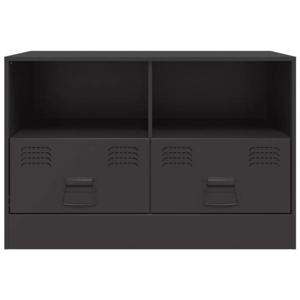 TV-Schrank Schwarz 67x39x44 cm Stahl