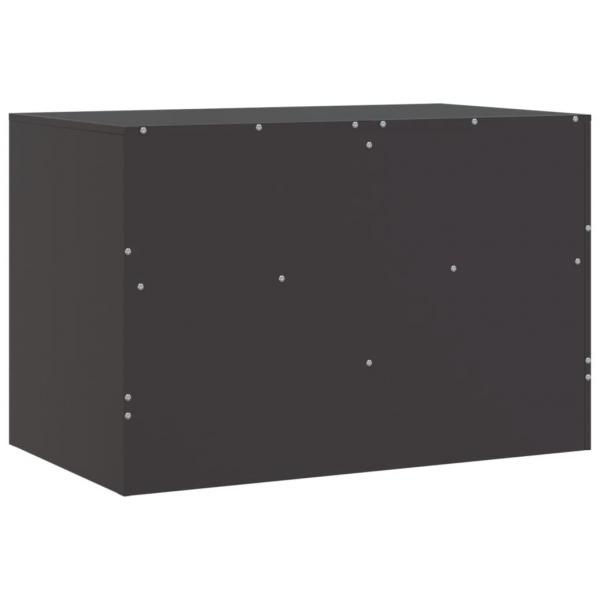 TV-Schrank Schwarz 67x39x44 cm Stahl