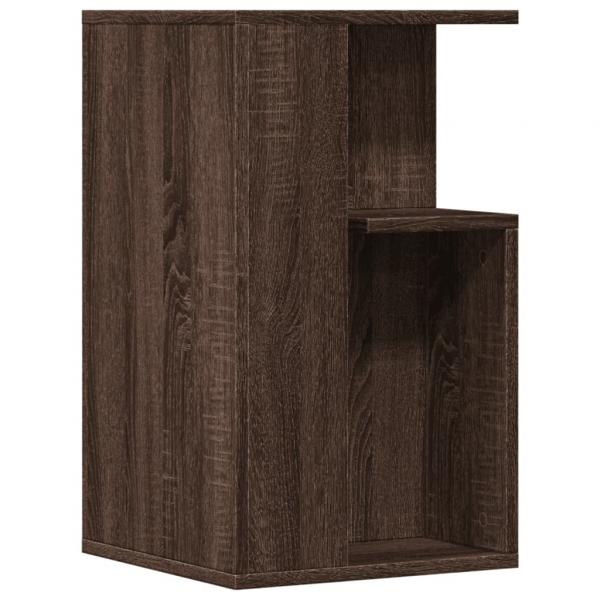 Beistelltisch Braun Eichen-Optik 35x35x60 cm Holzwerkstoff