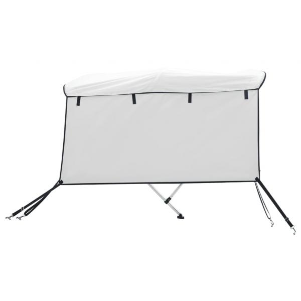 4-Bow Bimini-Top mit Seitenteilen 243x(185-198)x137 cm