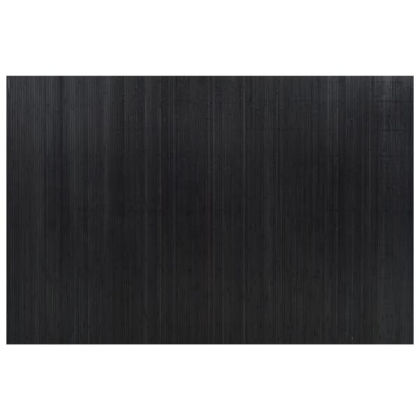 Paravent Schwarz 165x250 cm Bambus