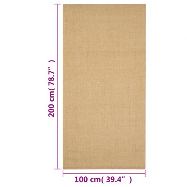 Teppich Natur Sisal 100x200 cm