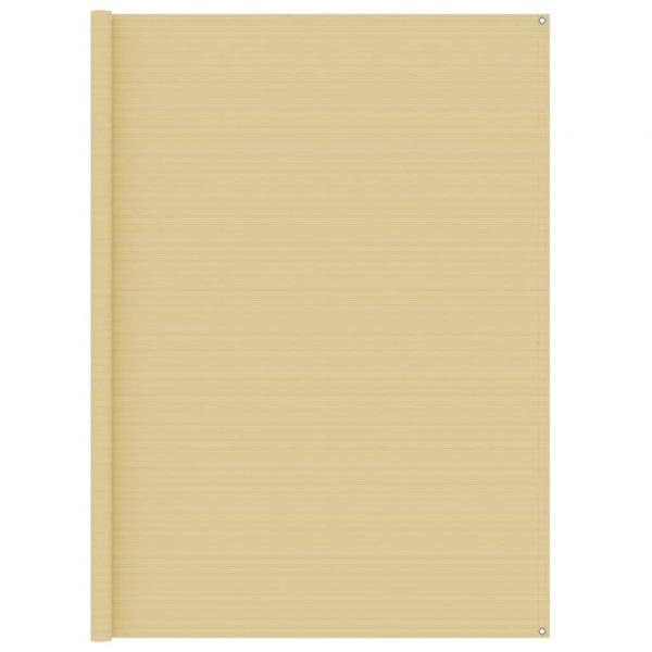 ARDEBO.de - Zeltteppich Beige 250x250 cm HDPE