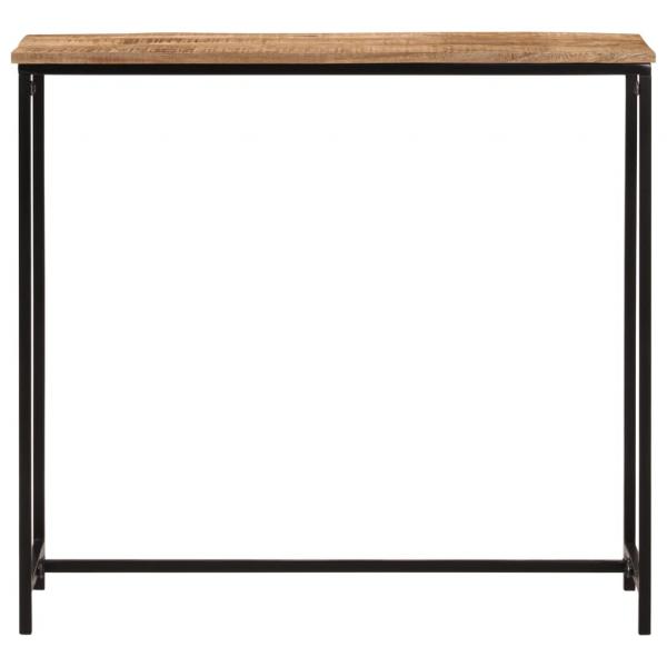 Konsolentisch 80x30x74 cm Massivholz Mango und Eisen