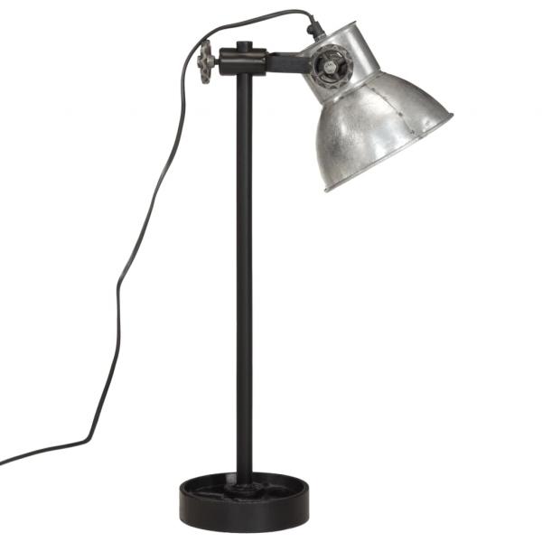 Schreibtischlampe 25 W Vintage-Silber 15x15x55 cm E27