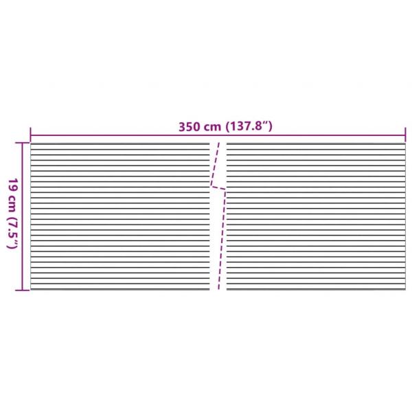 Sichtschutzstreifen Marmorkies-Optik Grau 35x0,19 m PVC