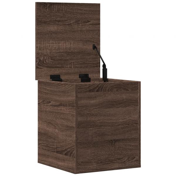 Truhe Braun Eiche-Optik 40x42x46 cm Holzwerkstoff