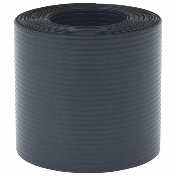 Sichtschutzstreifen 10 Stk. Schwarz 252,5x19 cm PVC