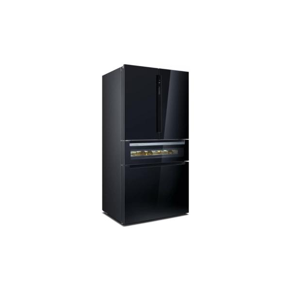 ARDEBO.de Siemens KF96RSBEA iQ700 Side-by-Side-Kombination mit Getränkeschublade, 90,6 cm breit, 572 L, noFrost, Multi-Airflow-System, Home Connect, schwarz