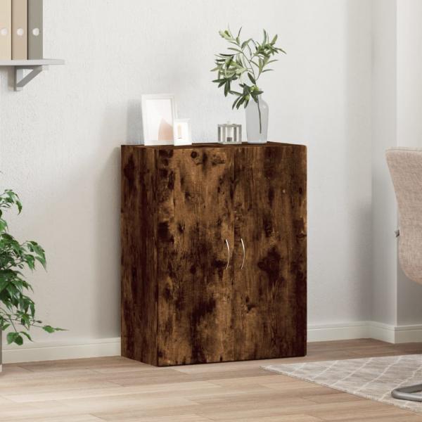 Aktenschrank Räuchereiche 60x32x77,5 cm Holzwerkstoff