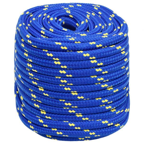 Bootsseil Blau 16 mm 100 m Polypropylen