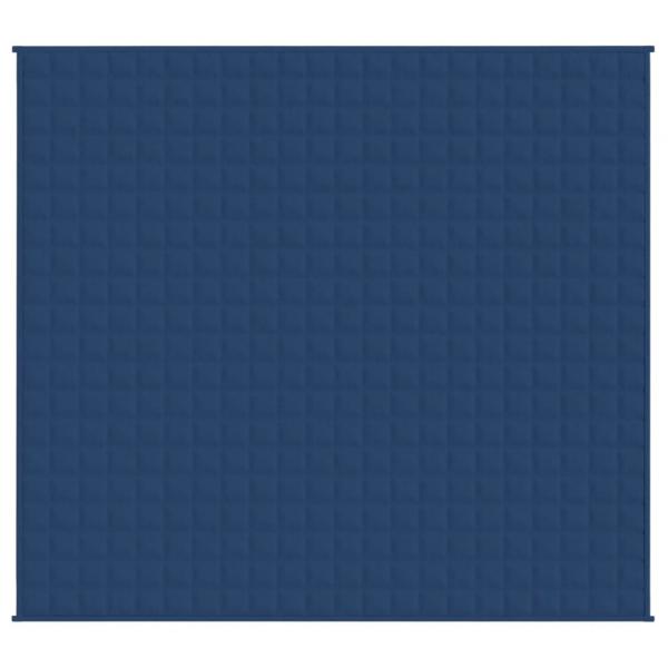 Gewichtsdecke Blau 220x235 cm 11 kg Stoff