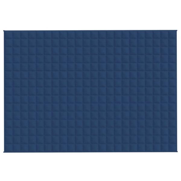 Gewichtsdecke Blau 155x220 cm 7 kg Stoff