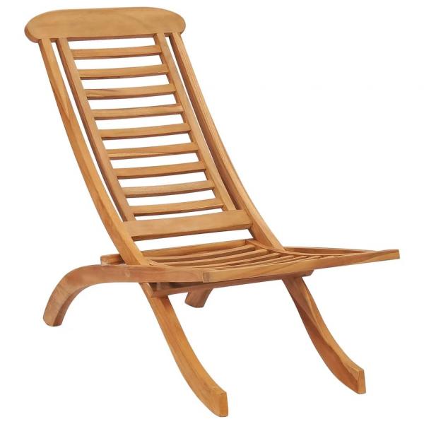 ARDEBO.de - Gartenstuhl Klappbar 50x90x69 cm Massivholz Teak