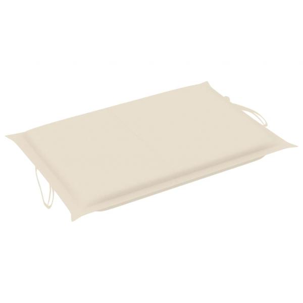 Sonnenliegen-Auflage Creme 186x58x3 cm Oxford-Gewebe