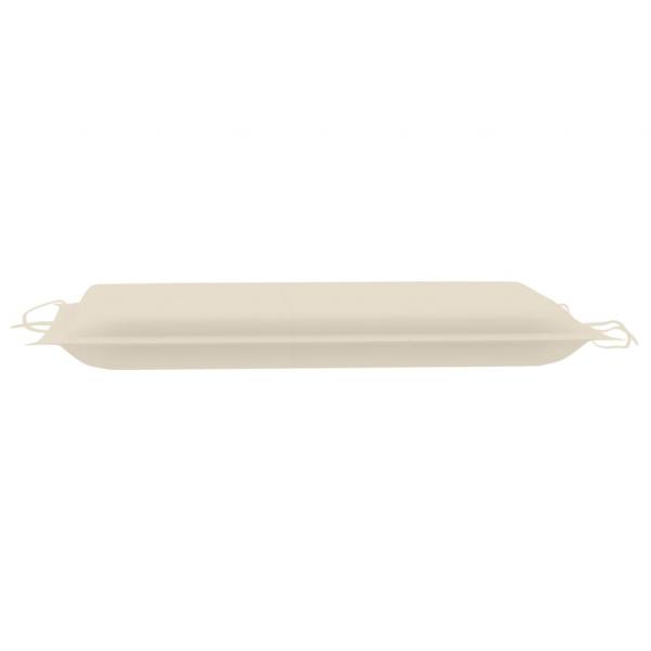 Sonnenliegen-Auflage Creme 186x58x3 cm Oxford-Gewebe