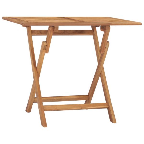 ARDEBO.de - Klappbarer Garten-Esstisch 90x60x75 cm Massivholz Teak