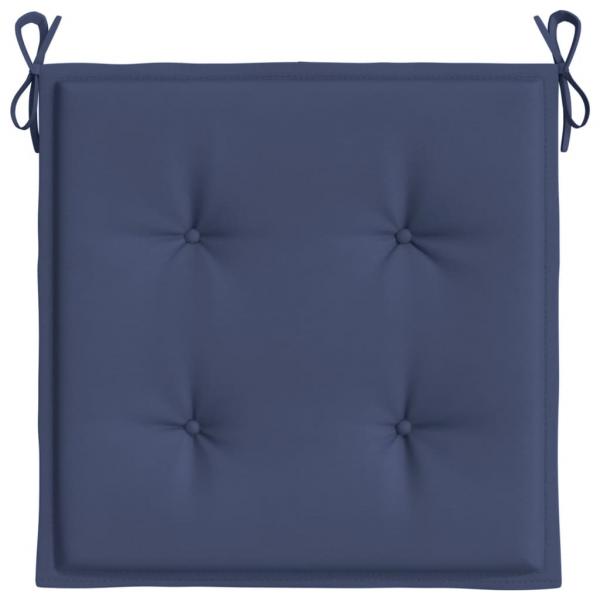 Palettenkissen 2 Stk. Marineblau 40x40x3 cm Oxford-Gewebe