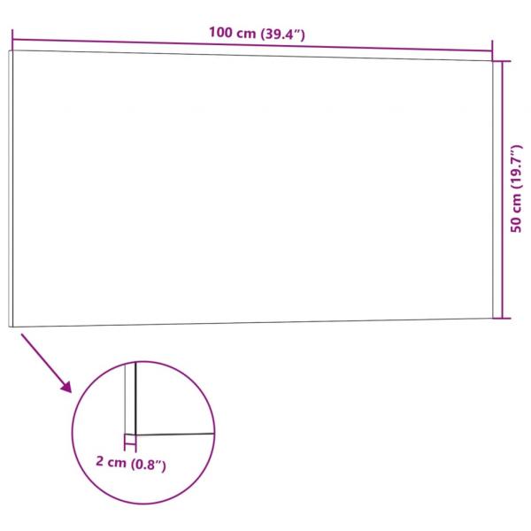 3D-Wandpaneele 10 Stk. Rot und Weiß 100x50 cm EPS