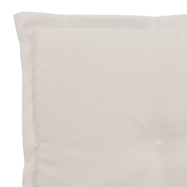 Gartenstuhl-Kissen 4 Stk. Creme 40x40x3 cm Oxford-Gewebe