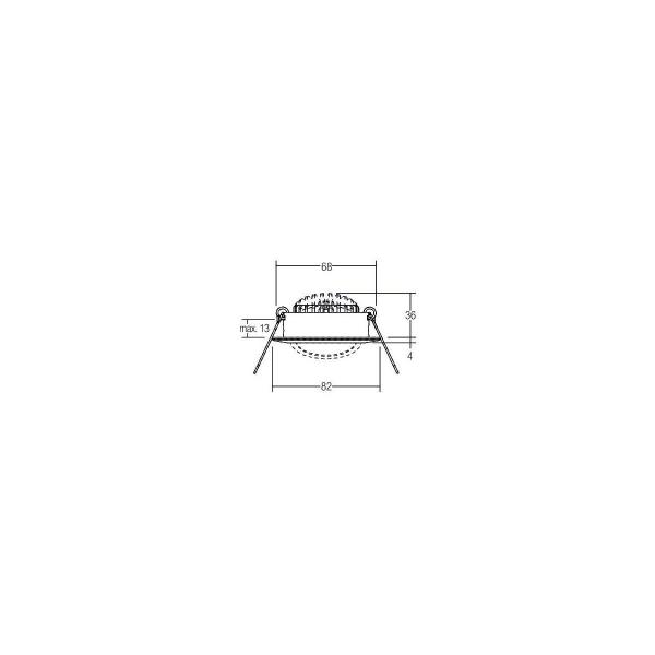 Brumberg BB03 LED-Einbaustrahlerset, Phasenabschnitt dimmbar (Rundkonverter), 6 W, 630lm, 3000 K, strukturschwarz (40363183)