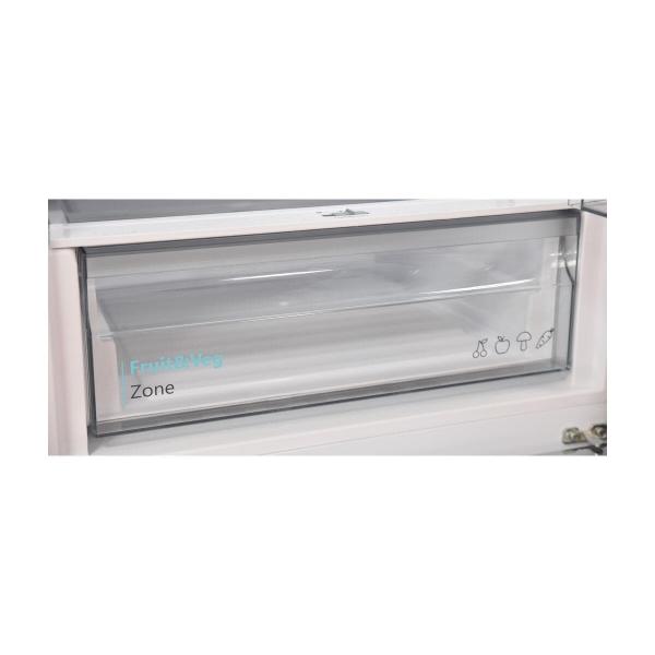 Sharp SJ-FBB05DTXLD-EU Kühl-Gefrierkombination, 60 cm breit, 288 L, NanoFrost, AdaptiFresh Fach, Inox Look