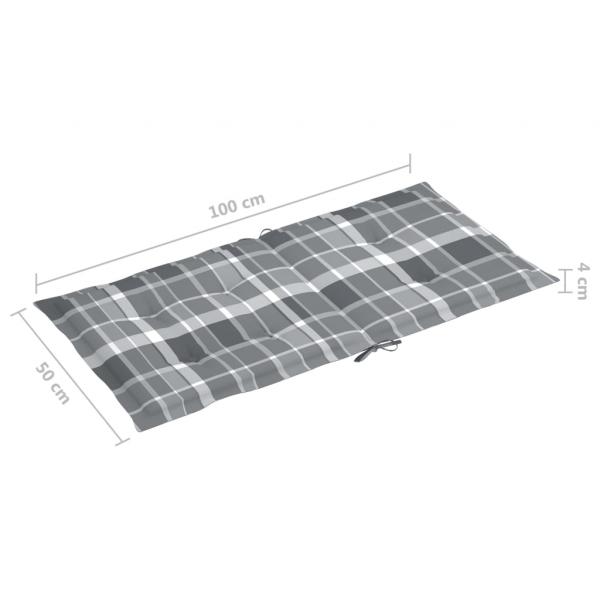 Gartenstuhlauflagen für Niedriglehner 2 Stk. 100x50x3 cm