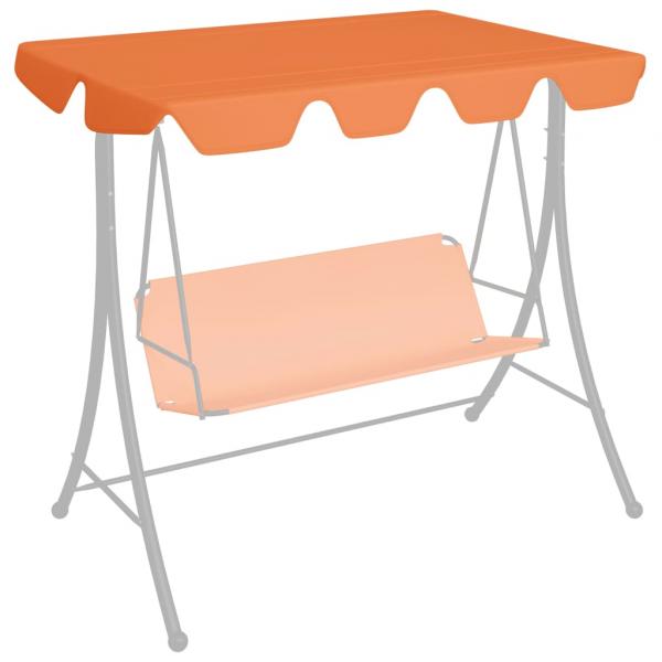 ARDEBO.de - Ersatzdach für Hollywoodschaukel Orange 188/168x145/110 cm