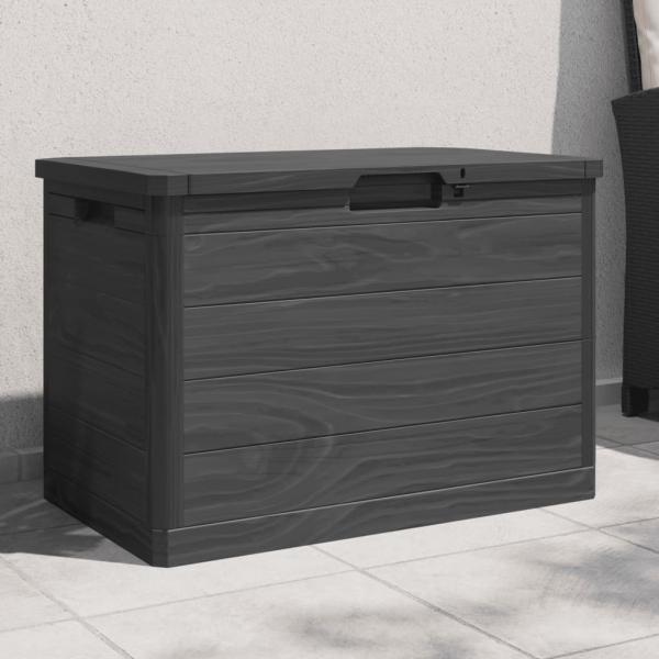 ARDEBO.de - Outdoor-Kissenbox Anthrazit 77,5x44,5x53 cm Polypropylen