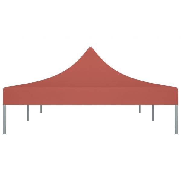 Partyzelt-Dach 6x3 m Terrakotta-Rot 270 g/m²