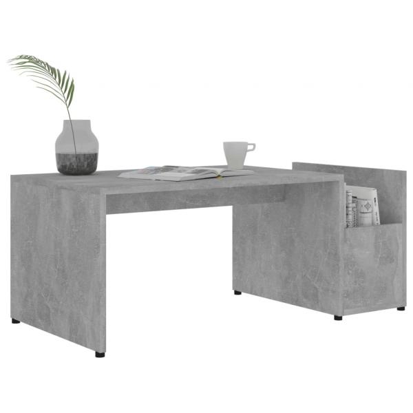 Couchtisch Betongrau 90x45x35 cm Holzwerkstoff