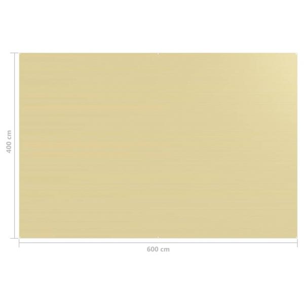 Zeltteppich 400x600 cm Beige