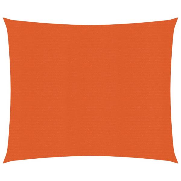 ARDEBO.de - Sonnensegel 160 g/m² Orange 2,5x3 m HDPE