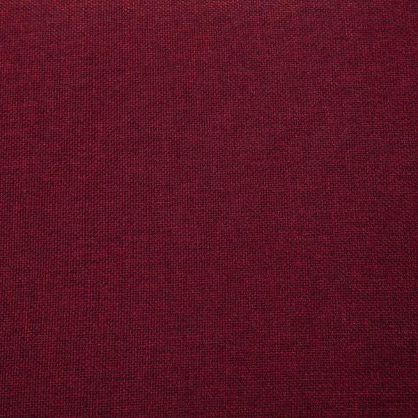 Bank mit Staufach 116 cm Weinrot Polyester