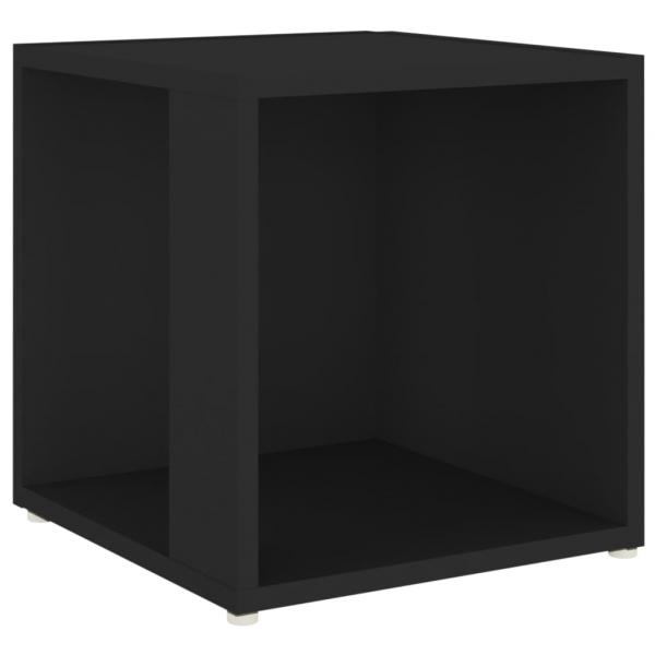 Beistelltisch Schwarz 33x33x34,5 cm Holzwerkstoff