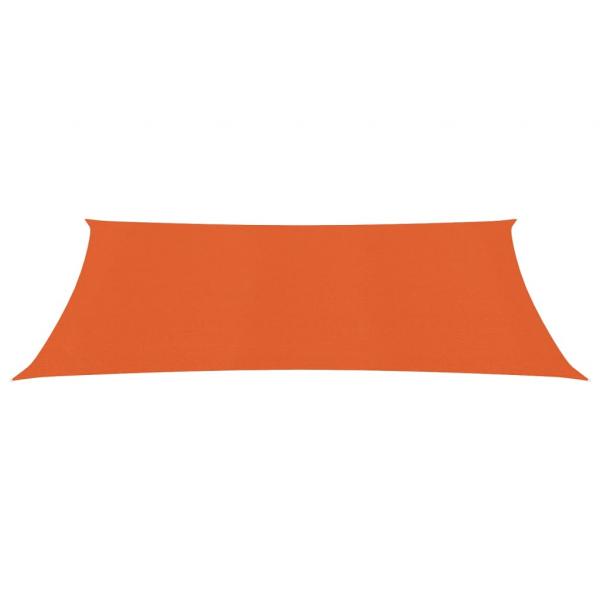 Sonnensegel 160 g/m² Orange 2,5x5 m HDPE