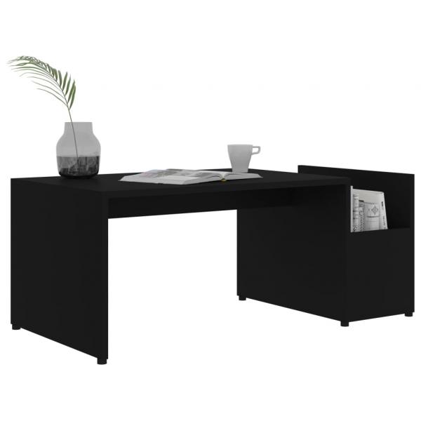 Couchtisch Schwarz 90x45x35 cm Holzwerkstoff