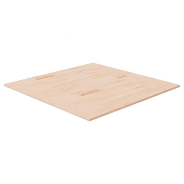 ARDEBO.de - Tischplatte Quadratisch 90x90x1,5 cm Eichenholz Unbehandelt