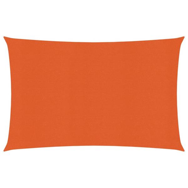 ARDEBO.de - Sonnensegel 160 g/m² Rechteckig Orange 4x5 m HDPE