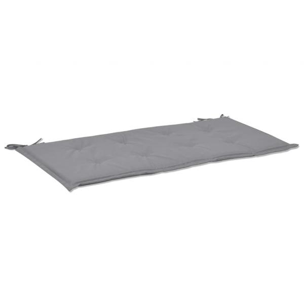 Gartenbank-Auflage Grau 100x50x3 cm Oxford-Gewebe