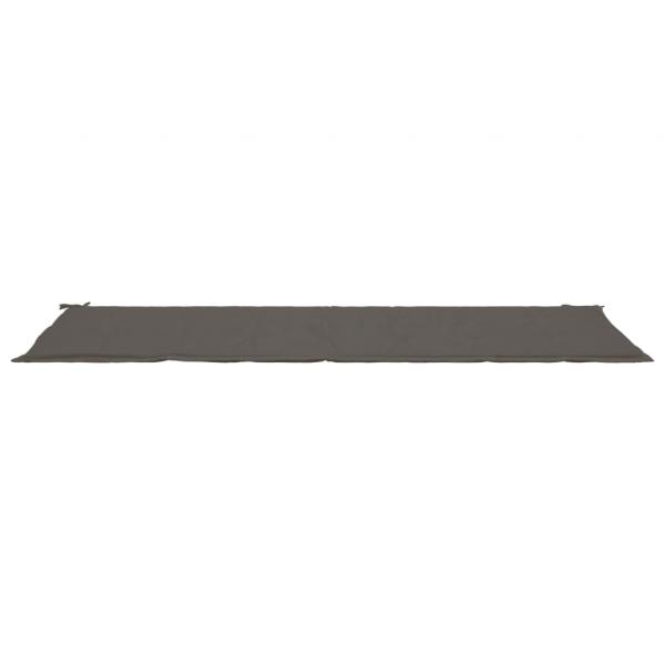 Gartenbank-Auflage Anthrazit 200x50x3 cm Oxford-Gewebe