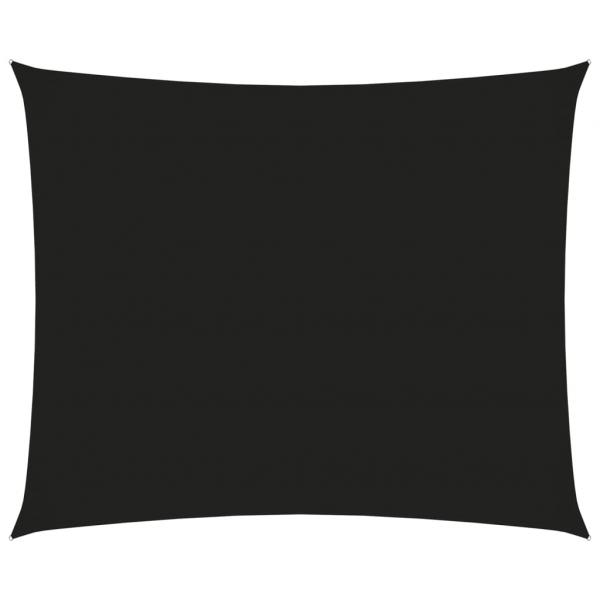 ARDEBO.de - Sonnensegel Oxford-Gewebe Rechteckig 6x7 m Schwarz