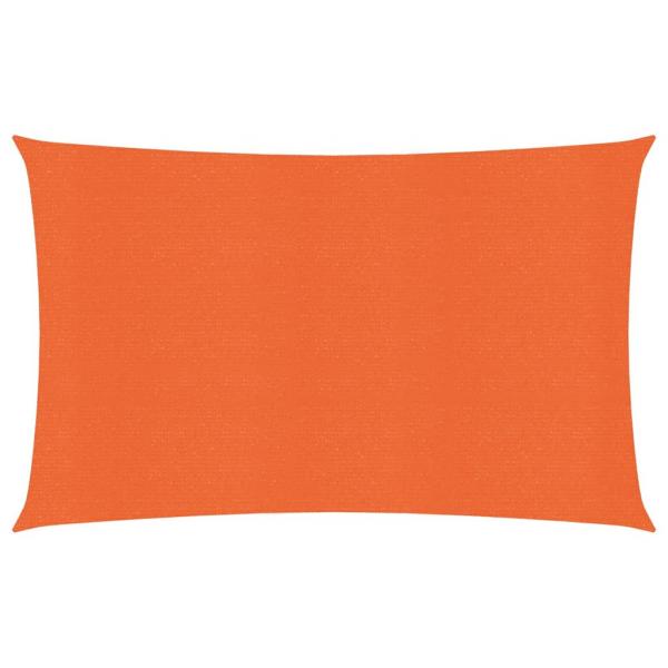 ARDEBO.de - Sonnensegel 160 g/m² Orange 3,5x5 m HDPE