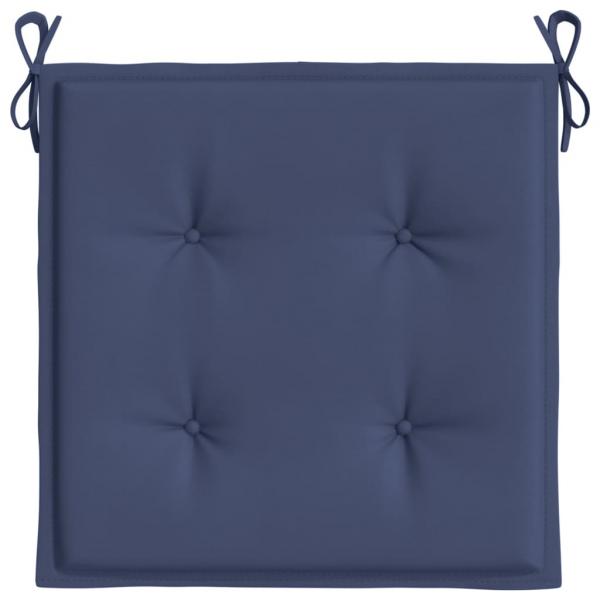 Palettenkissen 4 Stk. Marineblau 50x50x3 cm Oxford-Gewebe